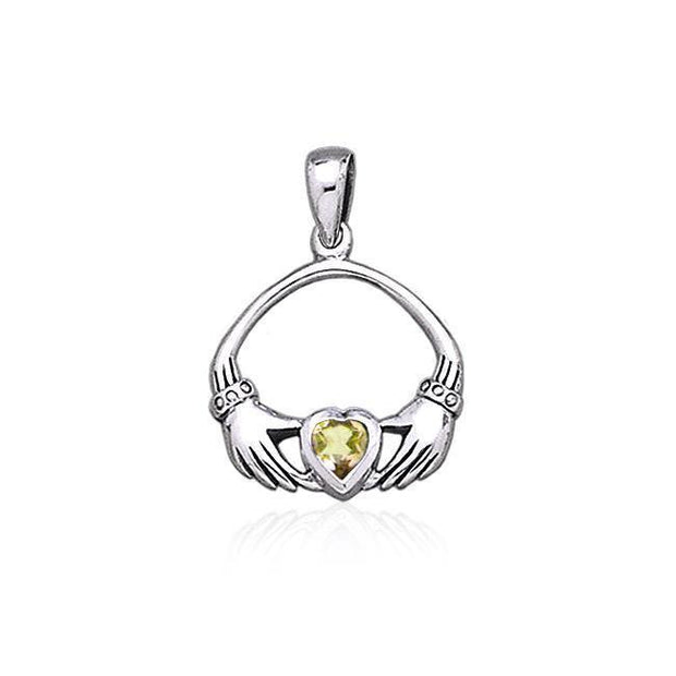 Irish Claddagh Silver Pendant TP1401