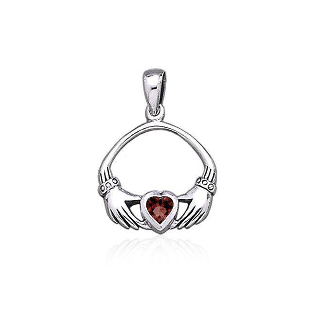 Irish Claddagh Silver Pendant TP1401