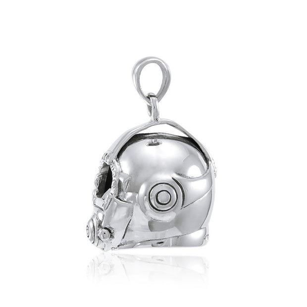 3 Dimensional Diving Helmet Sterling Silver Pendant TP1510 Pendants