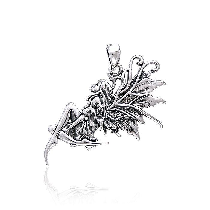 Amy Brown Birth of Magic Fairy ~ Sterling Silver Jewelry Pendant TP1666