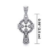 Celtic Knotwork Cross Silver Pendant TP192 Pendant