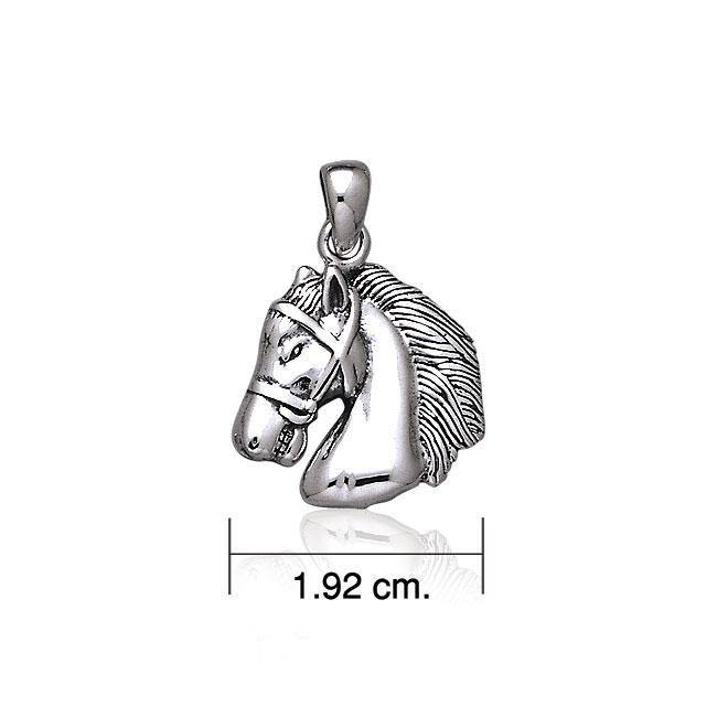 Equestrian Horse Silver Pendant TP2813