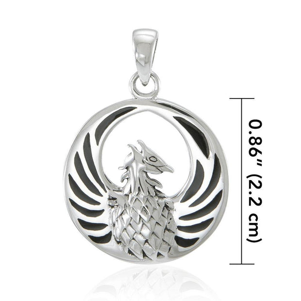 The Rise of Phoenix – the Mythical Fire Bird Pendant TP2819 Pendant