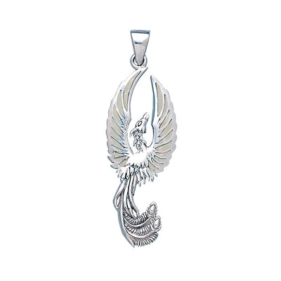 The Sacred Flame of the Mystical Flying Phoenix Pendant TP2838