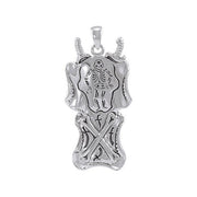 Queen Anne's Revenge Skeleton T Sterling Silver Pendant TP3068