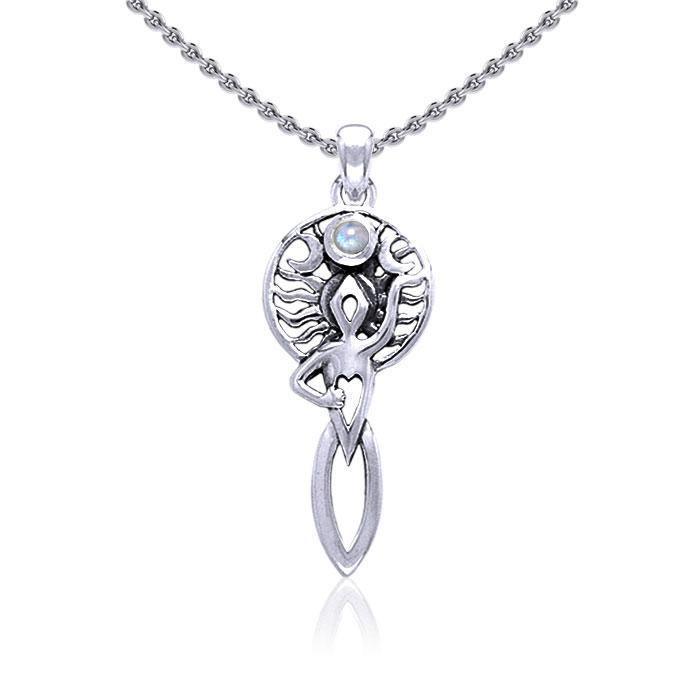 Goddess of Universal Spirit Silver Pendants TP3153