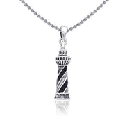 Sipango Lighthouse ~ Sterling Silver Jewelry Pendant TP3161