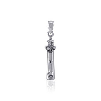 Cape May Lighthouse ~ Sterling Silver Jewelry Pendant TP3164