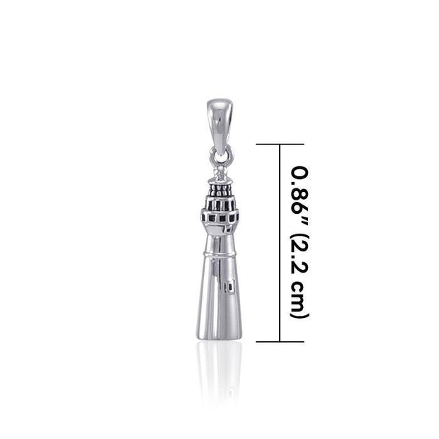 Portland Head Lighthouse ~ Sterling Silver Jewelry Pendant TP3181