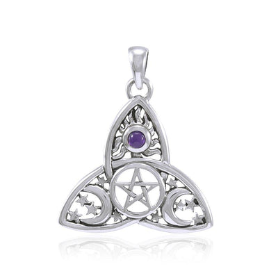 I dream beyond…beyond the Sun, the Moon and the Stars in a Pentagram TP3268 Pendant