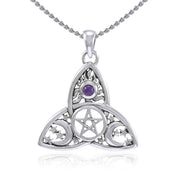 I dream beyond…beyond the Sun, the Moon and the Stars in a Pentagram Pendant TP3268