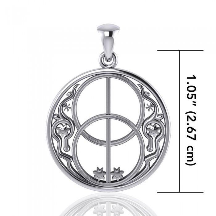 Sterling Silver Chalice Well Pendant TP3278