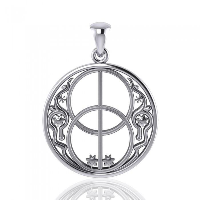 Sterling Silver Chalice Well Pendant TP3278