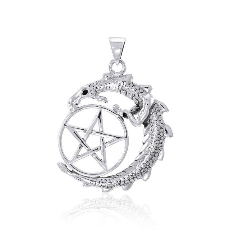 Dragon and The Star Silver Pendant TP3294