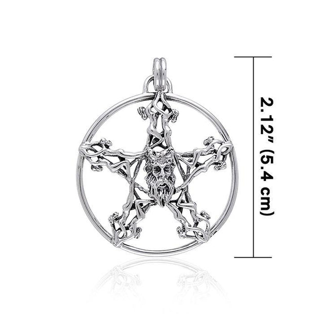 Silver Pentagram Pentacle Pendant TP3299