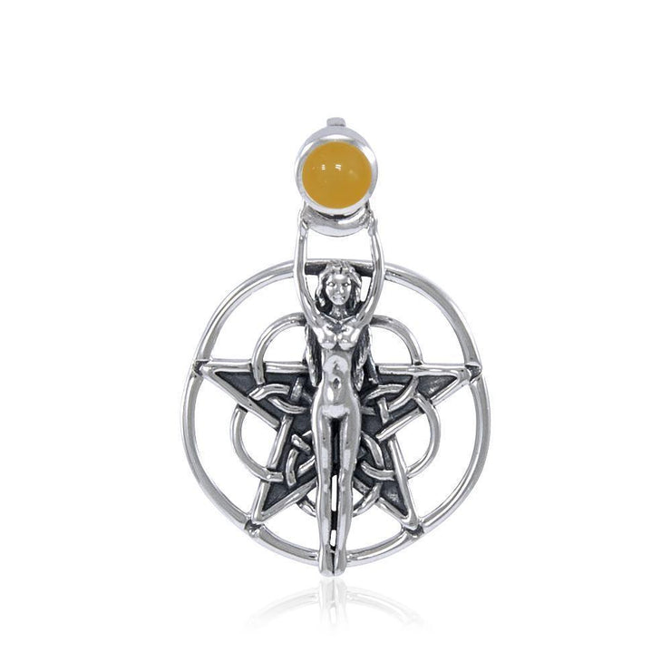 Silver Pentagram Pentacle Pendant TP3360