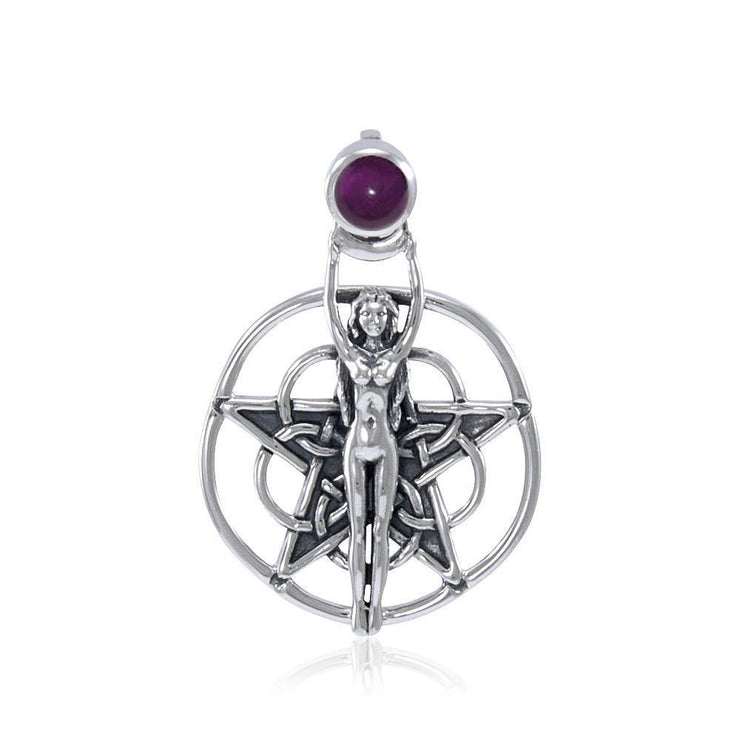 Silver Pentagram Pentacle Pendant TP3360