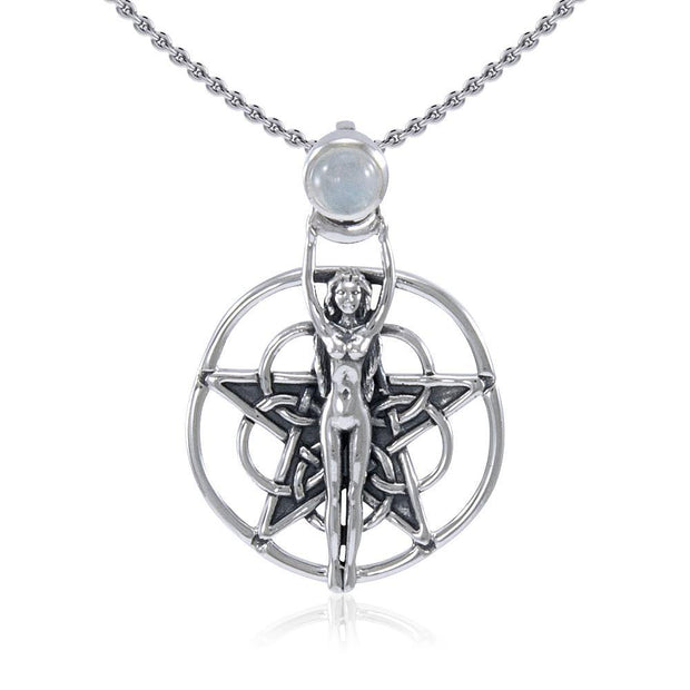 Silver Pentagram Pentacle Pendant TP3360