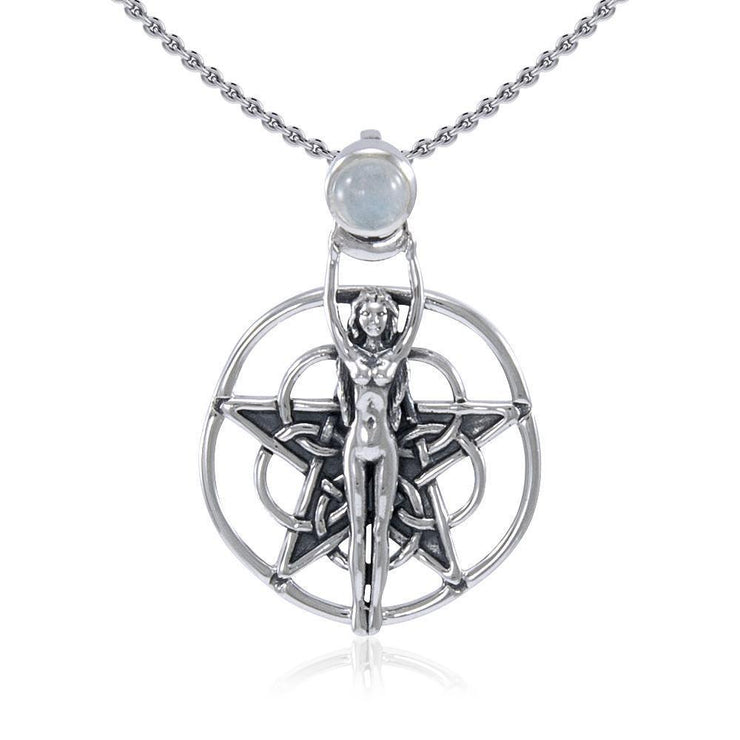 Silver Pentagram Pentacle Pendant TP3360