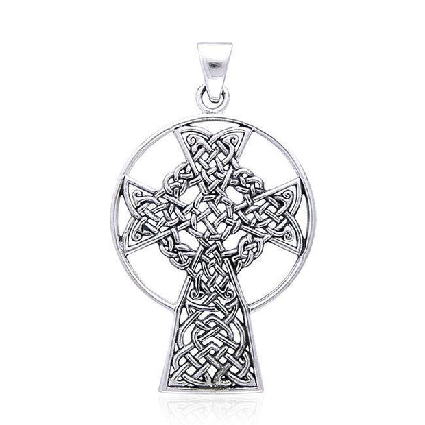 Celtic Knotwork St. Andrews Cross Silver Pendant TP3414 Pendant