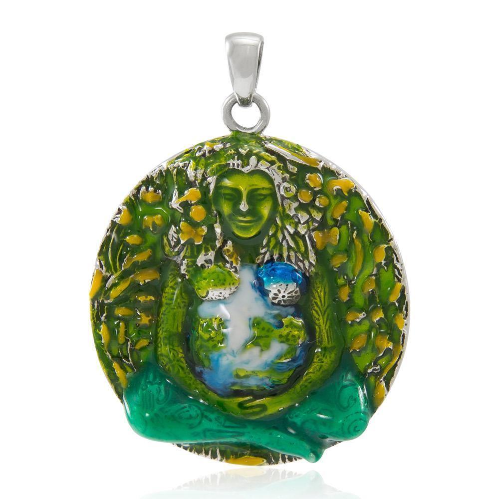 【なべchan様用】GAIA PRELUDE / To Beyond Of Th Oberon Zell Gaia Sterling Silver Pendant TP3543