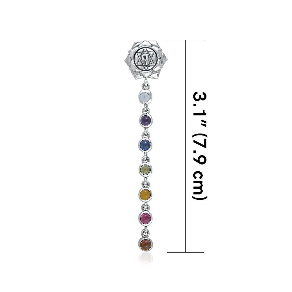 Silver and Gems Chakra Life Force Pendant TP3574 Jewerly