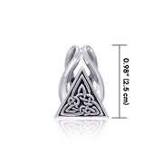 Celtic Trinity Knot Silver Slider Pendant TP3593