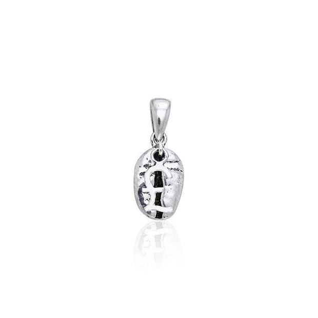 The pound sterling on Coffee Bean Silver Pendant TP414 Pendant