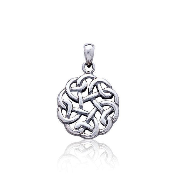 Celtic Knotwork Silver Pendant TP682