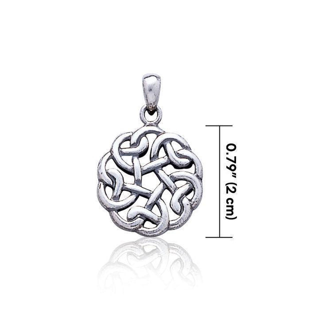 Celtic Knotwork Silver Pendant TP682