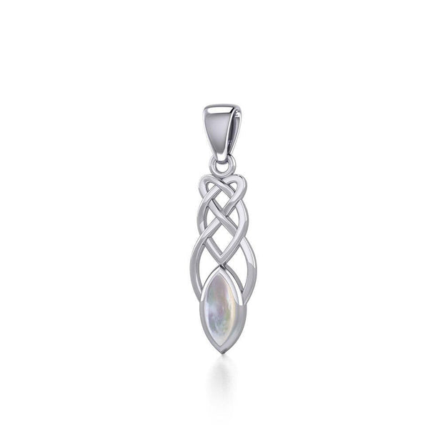 Contemporary Celtic Knotwork Silver Pendant TP857 Pendant