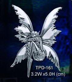 Bashful Fairy Silver Pendant TPD161