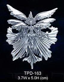 Unbound Fairy Sterling Silver Jewelry Pendant TPD163