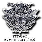 The power of nature’s cycle ~ Sterling Silver Green Man Pendant TPD441