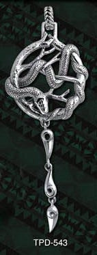 Ted Andrews Snakes Pendant TPD543