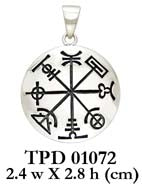 Wheel of the Year Sterling Silver Pendant by Oberon Zell TPD1072