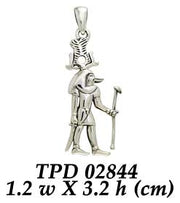 Sobek Egyptian Silver Pendant TPD2844