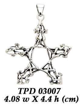 The Goddess The Star ~ A Sterling Silver Jewelry Pendant TPD3007