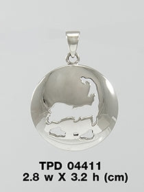 Sterling Silver Cape Cod Medallion Pendant Jewelry TPD4411