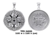 Elemental Seasons Silver Pentacle Pendant TPD4600