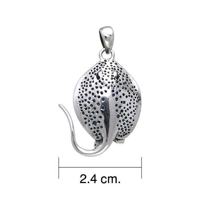 Japanese Electric Ray Sterling Silver Pendant TPD047