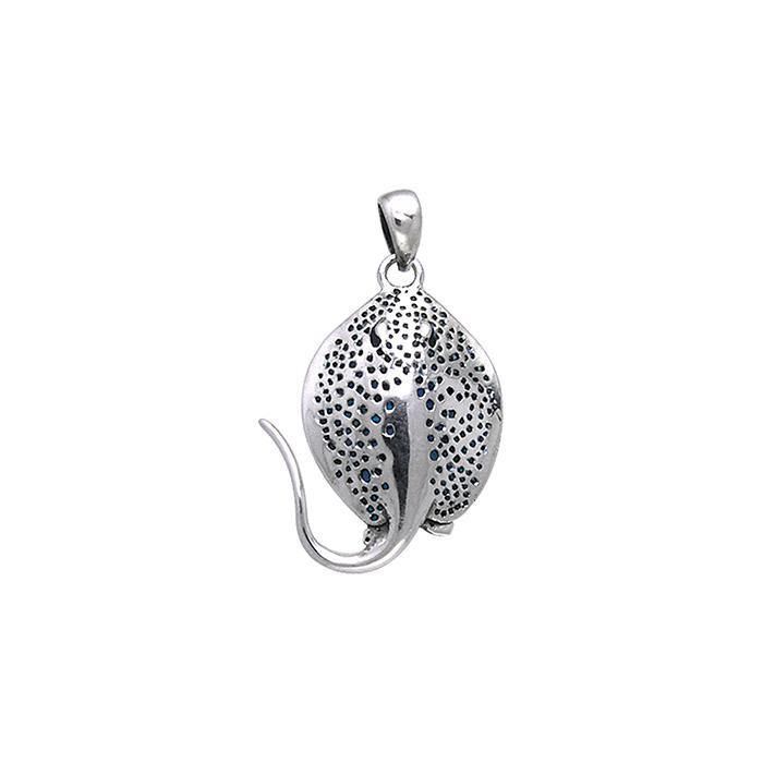 Japanese Electric Ray Sterling Silver Pendant TPD047