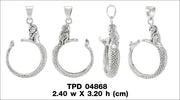 Mermaid Sterling Silver Pendant TPD4868