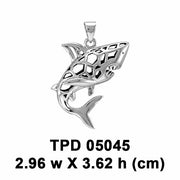 Window to Universe Shark Silver Pendant TPD5045