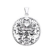 Nature’s perfect match ~ Sterling Silver Oberon Zell Green Man Pendant Jewelry TPD1040