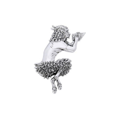 Dancing Pan Silver Pendant TPD1048