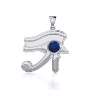 Udjat Pendant with Stone Eye by Oberon Zell TPD1068