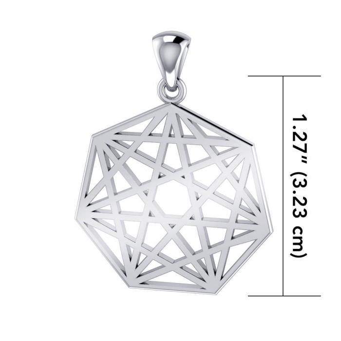 Protective Septacle Silver Pendant by Oberon Zell TPD1074