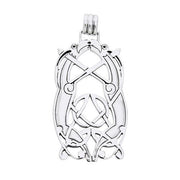 Proud art with rich history ~ Viking Borre Animal Sterling Silver Pendant Jewelry TPD1142