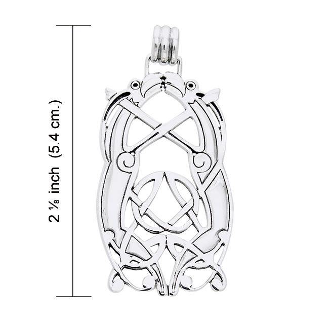 Proud art with rich history ~ Viking Borre Animal Sterling Silver Pendant Jewelry TPD1142 Pendant